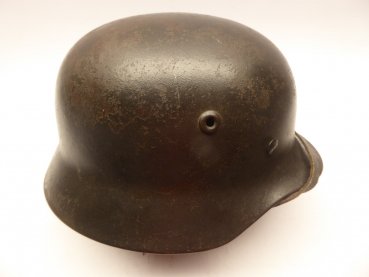 LW Luftwaffe steel helmet M40 with an emblem