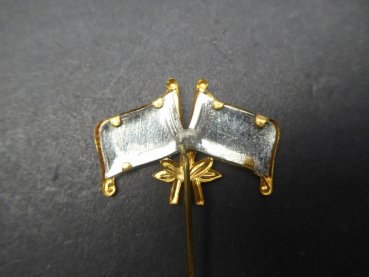 Preview: Badge - Socialist and Communist Sympathy Badge - August Bebel / Flag