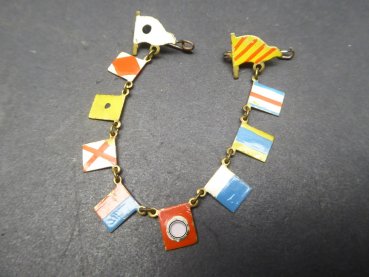 Necklace with flags Regatta or Olympics