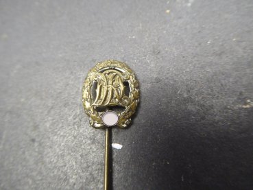 Miniatur Abzeichen - Sportabzeichen in Bronze - Wernstein Jena an langer Nadel