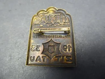 Badge - 4th Lausitzer pistol competition of the Zittau police officers 1933