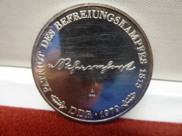 Satz von 8 Silber-Medaillen im Etui - 1000er Silber, Münze Berlin.