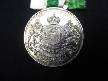 Order - Alfred Duke of Saxe Coburg and Gotha - For merit on clasp - Silver Crescent Crown 990
