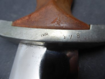 Former SA dagger with manufacturer Emil Voos Solingen + storm number 4780