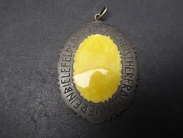900 silver pendant - Fatherland Women's Association Bielefeld Land - enamelled