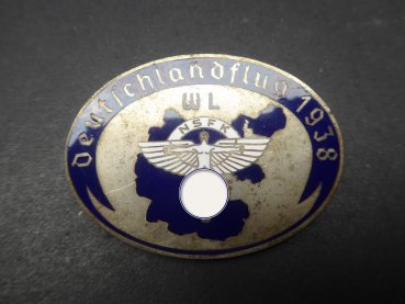 Badge - NSFK Deutschlandflug 1938 - Manufacturer Brehmer