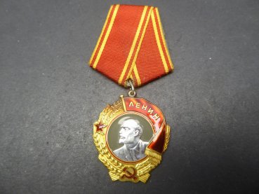 USSR Soviet Union Order of Lenin - Platinum / Gold with award number 340925