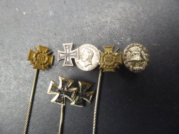 Hesse medal clasp EK2 + bravery + KTK + field clasp, plus KTK + miniatures