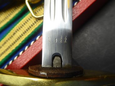 NVA general dagger of the border troops with a hanger in a case
