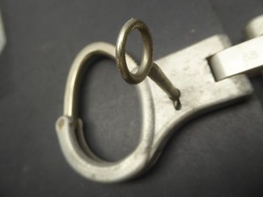 NVA Police MfS - handcuffs with two keys, marked 88