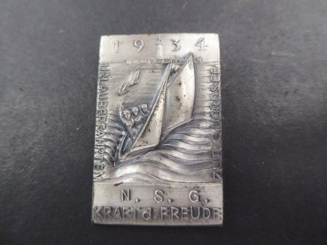 Badge - NSG KdF 1934 - holiday trips to the North Sea