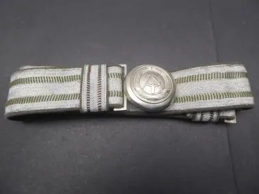 NVA parade field armband - early model - green interlaced for border troops