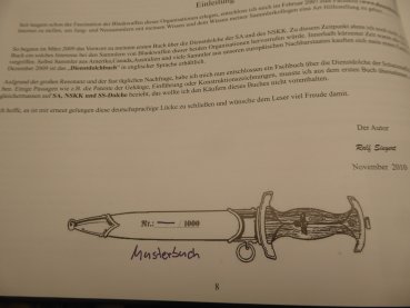 Preview: Sample book - Ralf Siegert - The service daggers of the SS