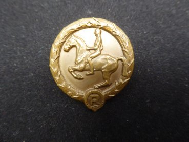Miniatur - Deutsches Reiterabzeichen in Bronze, 57 Form