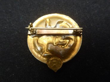 Miniature - German rider badge in bronze, 57 form