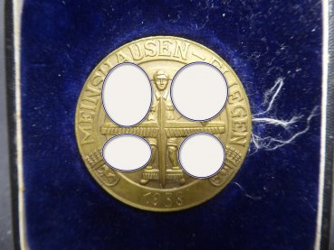 HJ Medaille im Etui - Meinshausen-Fliegen 1938 - III Baupreis
