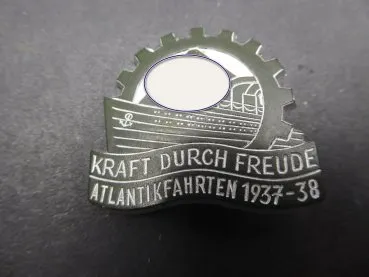 Badge - KdF Kraft durch Freude Atlantic trips 1937 - 38