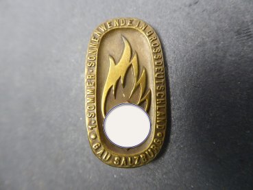 Abzeichen - 1. Sommer - Sonnenwende in Grossdeutschland Gau Salzburg