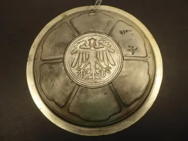 Pewter Plate Nuremberg "The City of the Nazi Party Rallies"