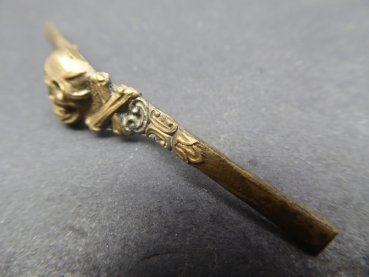 Preview: Originaler Totenkopfring im Fundzustand / Hortfund, nicht fertig gestellt