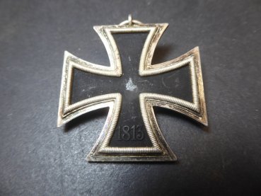 EK2 Eisernes Kreuz 2. Klasse 1939 am Band - unmarkiertes Stück 65 für Klein & Quenzer A.G., Idar Oberstein