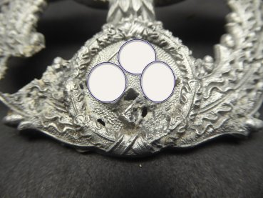 Police Tschako Adler as found