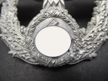 Preview: Polizei Tschako Adler + Kokarde im Fundzustand