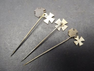 WK1 miniatures - 3 pieces - EK + KTK - 9 to 12 mm
