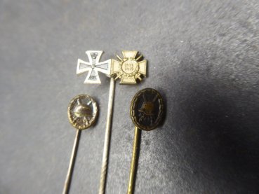 WW1 miniatures - 3 pieces - 2x VWA + EK KTK 1914/18 small version