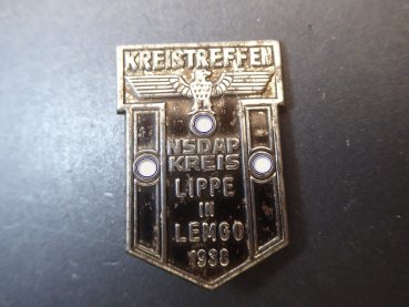 Badge - district meeting NSDAP district Lippe in Lemgo1938