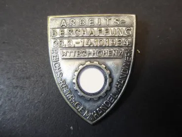 Badge - Job Creation 1934 Wttrg.-Hohenzollern