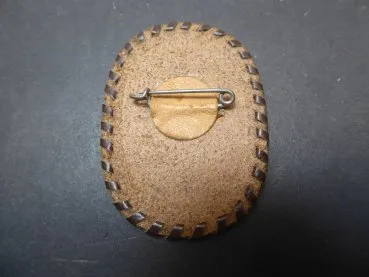 Leather badge - Gautag Hesse-Nassau Darmstadt 1935