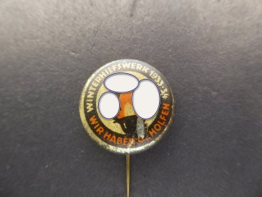 WHW Badge - Winter Relief Organization 1933/1934 "We helped"
