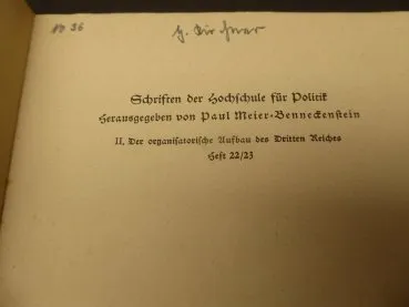 Schriften der Hochschule für Politik - Das Führerschulungswerk der Hitler-Jugend