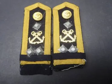 Kriegsmarine Schulterklappen / Schulterstücke - Stabsober-Bootsmann