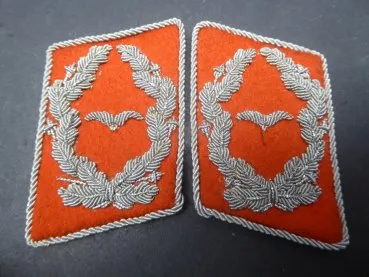 Set of effects Luftwaffe flak - chest eagle (embroidered) + pair of shoulder boards + pair of collar patches for a major