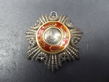 Medjidie medal with manufacturer Constantinople, probably 4th class in a green case