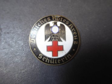 DRK badge - German Red Cross brooch student - Bremen 50 - manufacturer Stübbe Berlin