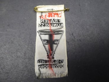 Badge / silk ribbon - First Nat.-Soc. Women's Congress 1933 Düsseldorf