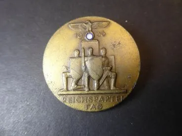 Badge - Nazi Party Rally 1936 - Lauer Nuremberg-Berlin