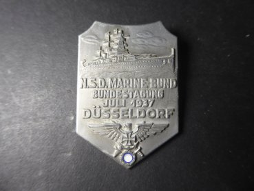 Badge - NSD Marine Association Bundestag 1937 Düsseldorf