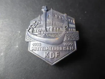 Abzeichen - KdF Kraft durch Freude Mittelmeerreisen 1938/39