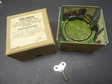 Rare Karl Bub Ludwigsbahn from 1935 - railway - with original key in box