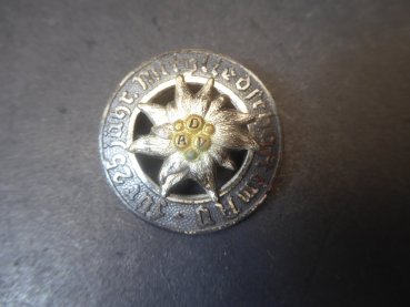 Badge - German Alpine Club (DAV) for 25 years of membership
