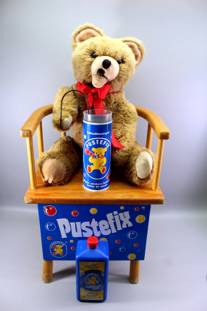 Preview: Pustefix Bär, Pustebär, Originaler Pustefix Seifenblasen Bär im Top-Zustand