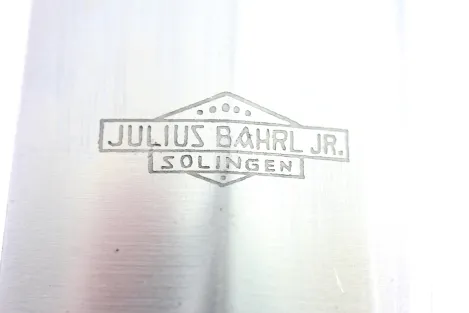 SA Dienstdolch Frühe Variante - Julius Bahrl Jr. Solingen, NS gestempelt mit Plisterschliff und Gehänge