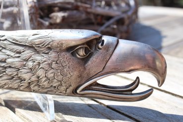 Preview: SS Junkerschule Klagenfurt Zeitungswender / Brieföffner Mammut Elfenbein mit Silbermontur 800 er Silber Walter Bestmann