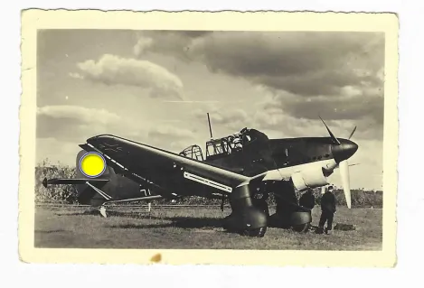 Stuka Junkers JU 87 Historisches Presse- und Sammlerfoto