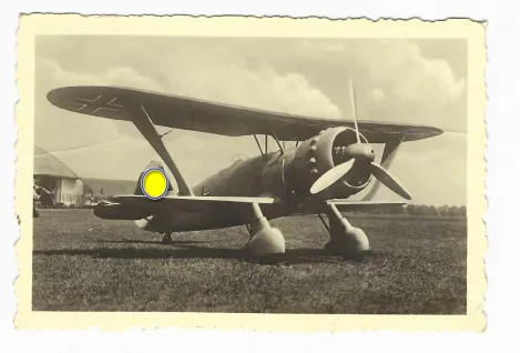 Sturzkampfflugzeug Henschel HS 123 Historisches Presse- und Sammlerfoto