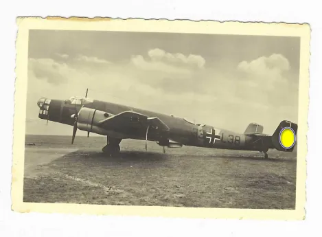 Kampflugzeug Junkers JU 86 Historisches Presse- und Sammlerfoto